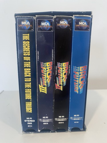 Back to the Future Trilogy VHS Box Set Limited Edition