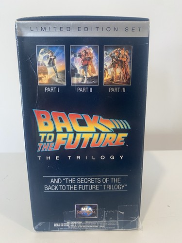 Back to the Future Trilogy VHS Box Set Limited Edition - photo 2