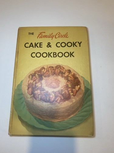 1953 Family Circle Cake & Cooky Cookbook Vintage Hardcover