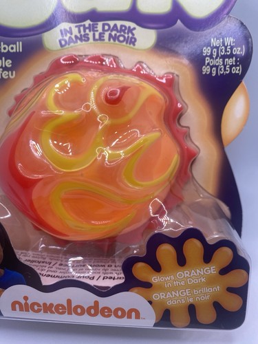 Nickelodeon Gak In the Dark Fireball Orange Glow Slime 2012 - photo 4