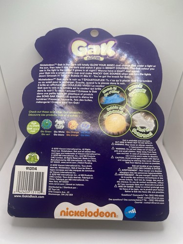 Nickelodeon Gak In the Dark Fireball Orange Glow Slime 2012 - photo 5