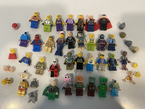 LEGO Minifigure Lot Marvel DC Minecraft Ninjago Spider-Man Thor