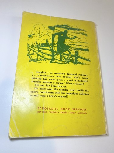 1968 Tom Sawyer Detective Mark Twain Scholastic TX234 - photo 2