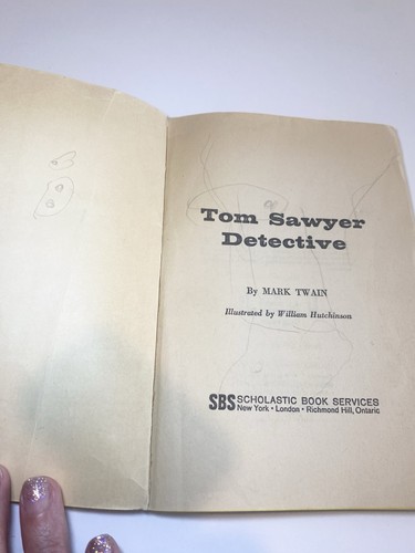 1968 Tom Sawyer Detective Mark Twain Scholastic TX234 - photo 4