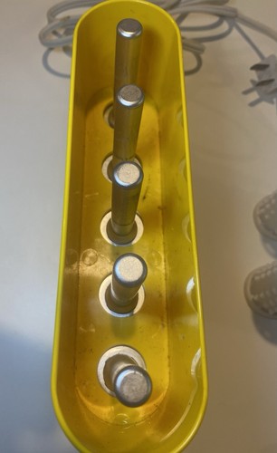 Vintage Clairol Set to Go K5-SC Travel Hot Rollers Yellow - photo 3