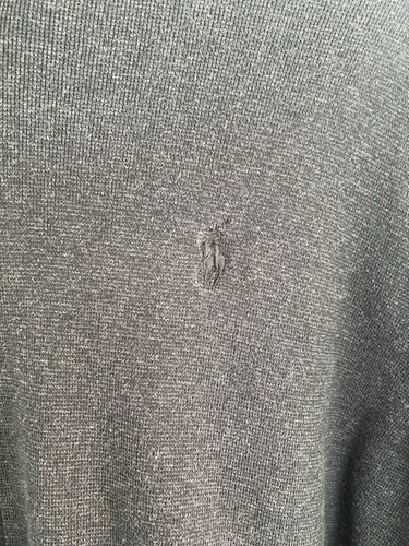 Polo Ralph Lauren Mens XL Full Zip Sweater Pima Cotton Dark Gray - photo 4