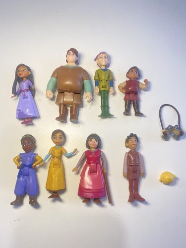 Mattel Disney Wish Teens Collection Figure Lot 10pc