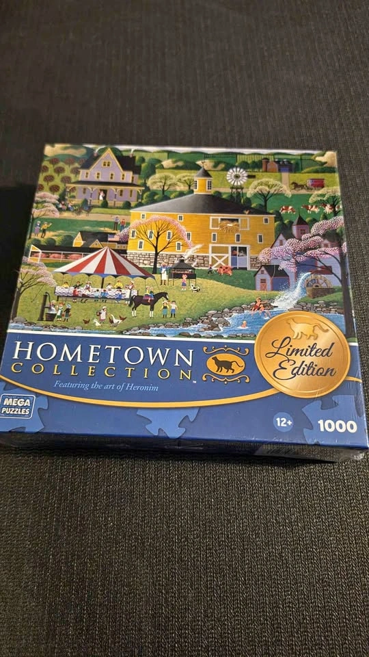 Mega Puzzles Hometown Collection – Barbecue at the Round Barn