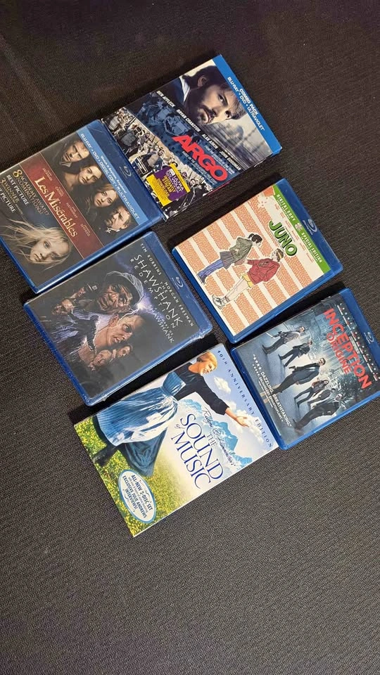Blu-ray & DVD Movie Bundle – 6 Movies