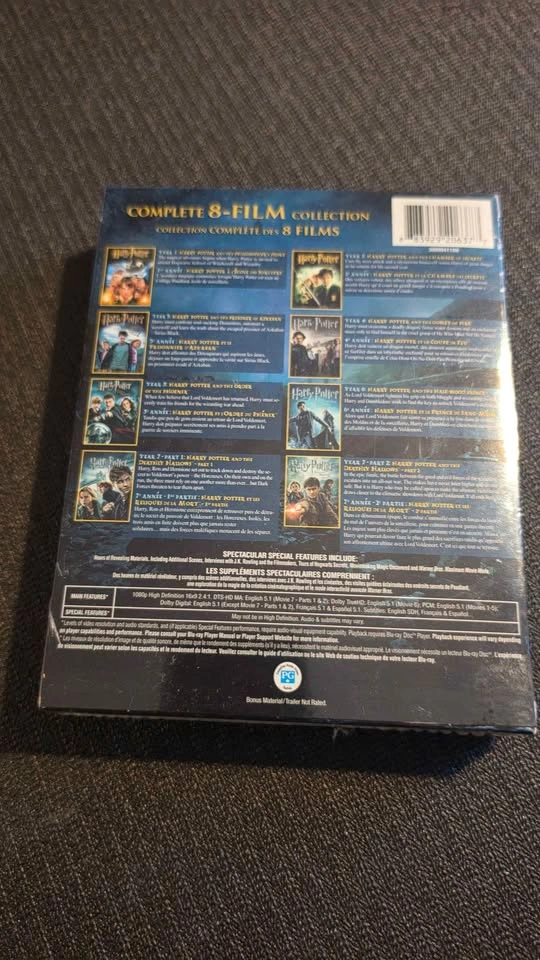 Harry Potter Complete 8-Film Collection Blu-ray (Brand New, Seal - photo 2
