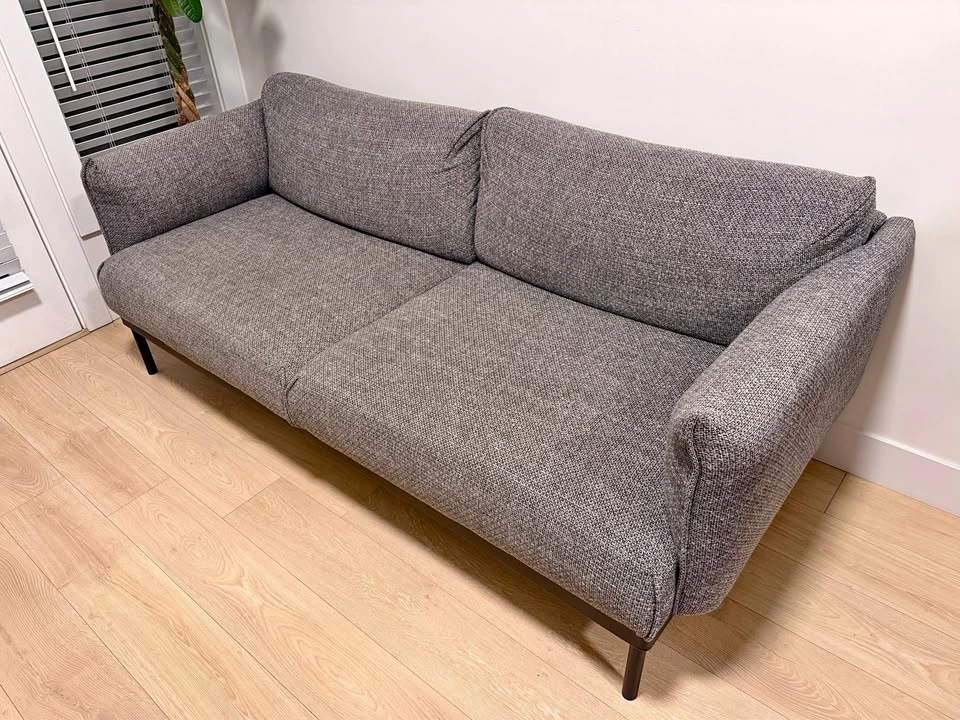 IKEA ÄPPLARYD - Loveseat - Gray/Black