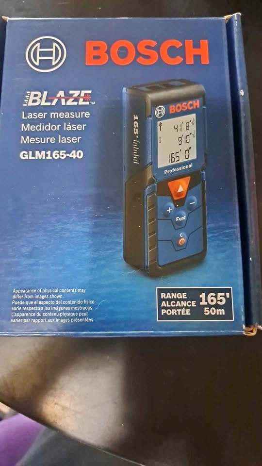 Bosch Blaze GLM165-40 Laser Measure