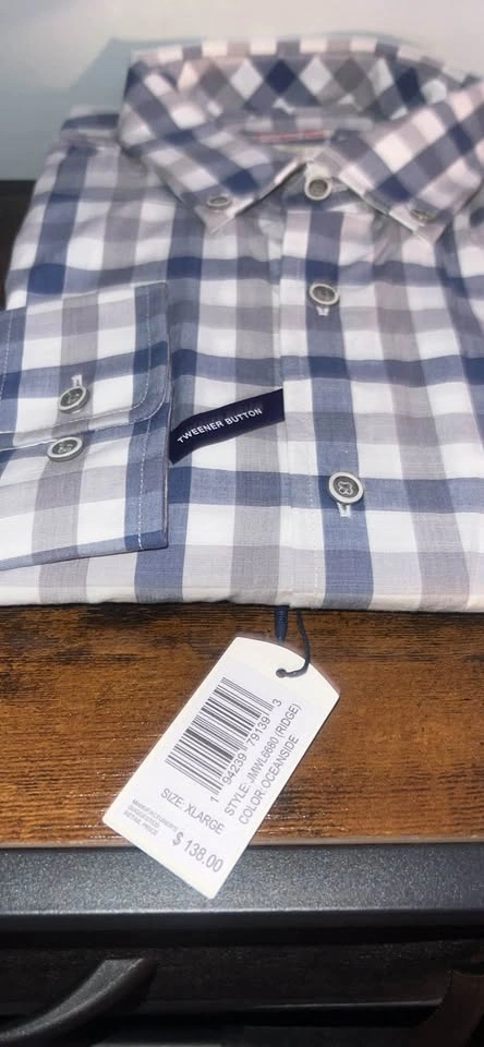 NEW Johnnie-O Men’s Button Down Shirt XL | NWT | Retail $138 - photo 2
