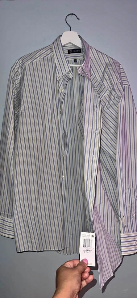 NEW Chaps Men’s Wrinkle-Free Dress Shirt XL | Classic Fit | NWT