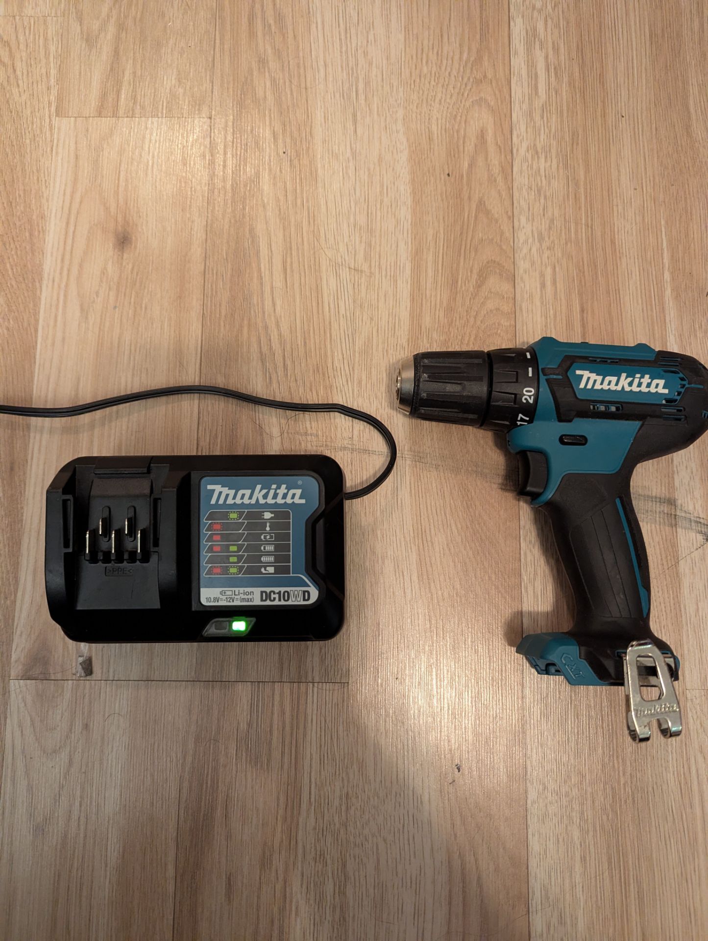 Makita Drill and Drill Battery Charger