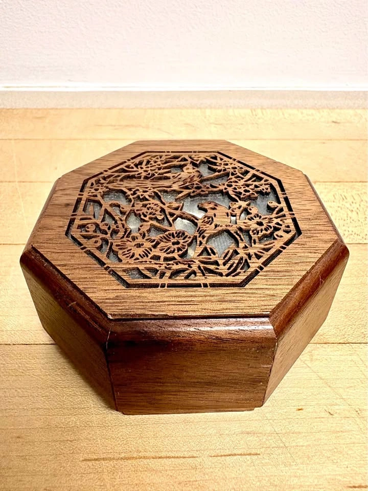 Laserwood Inc. Octagonal Wooden Music Box