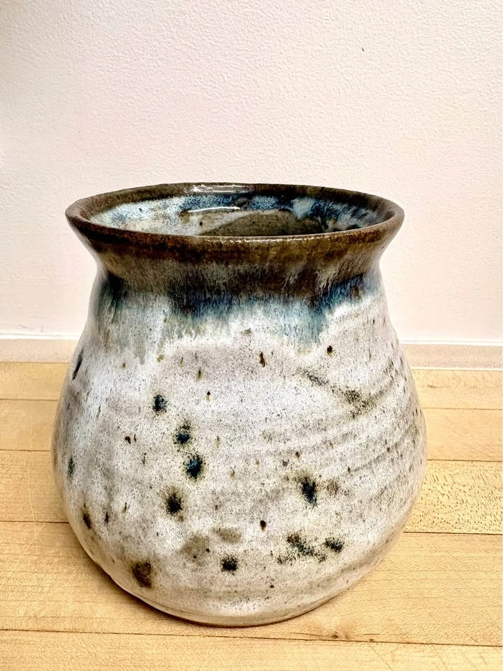 Handmade Speckled Ceramic Vase - photo 2
