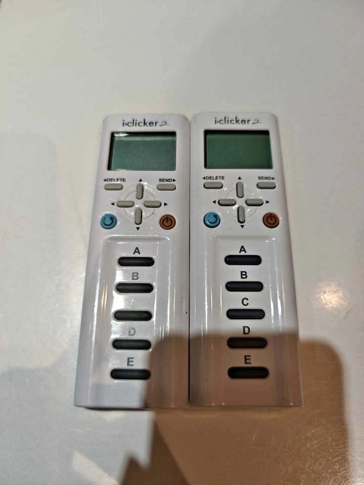 Set of 2 iClicker 2 Student Remotes