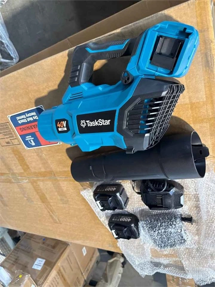 Taskstar 40V Cordless Leaf Blower, 600CFM/160MPH, 2 Batteries - photo 5