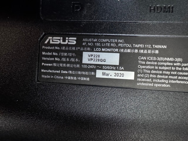 ASUS VP228QG 22" Gaming Monitor - 75Hz, 1ms, FreeSync - photo 5