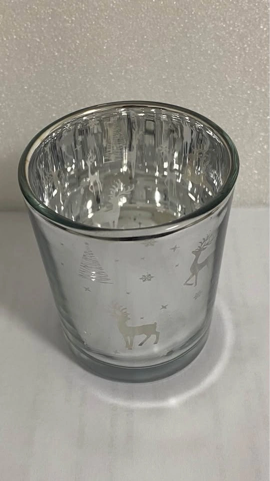 Set of 12 Glass Tea Light Candle Holders, 1.96 x 2.55 inches - photo 5