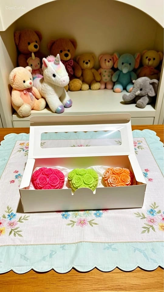Handmade Heart Candle Set (3 Pieces)