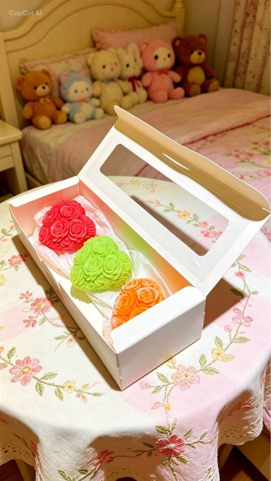 Handmade Heart Candle Set (3 Pieces) - photo 2