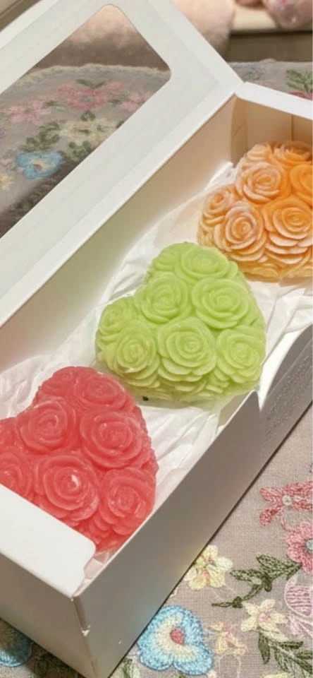 Handmade Heart Candle Set (3 Pieces) - photo 5