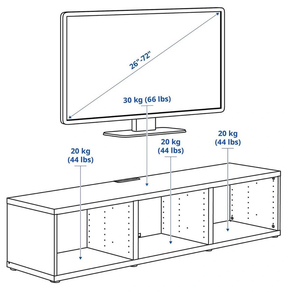 IKEA TV unit 180x42x38 cm - photo 4