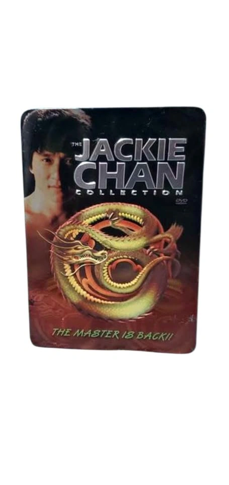 Jackie Chan Collection 5-DVD Set Metal Tin Box