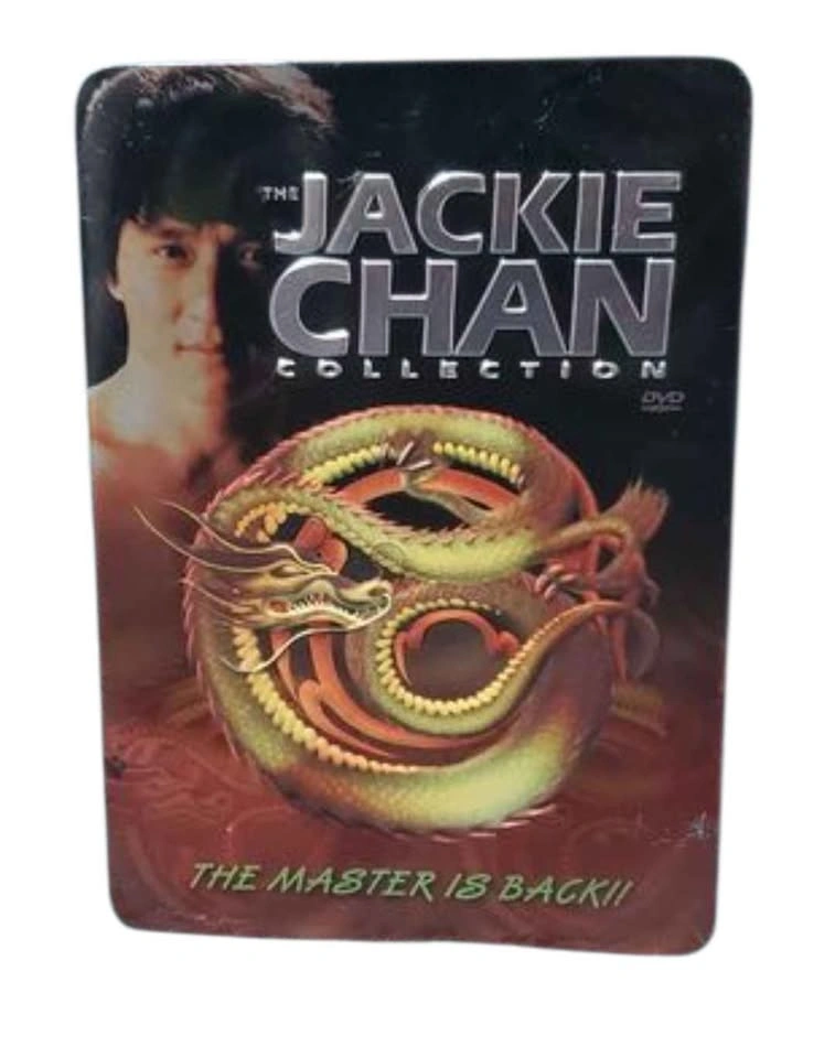 Jackie Chan Collection 5-DVD Set Metal Tin Box - photo 4