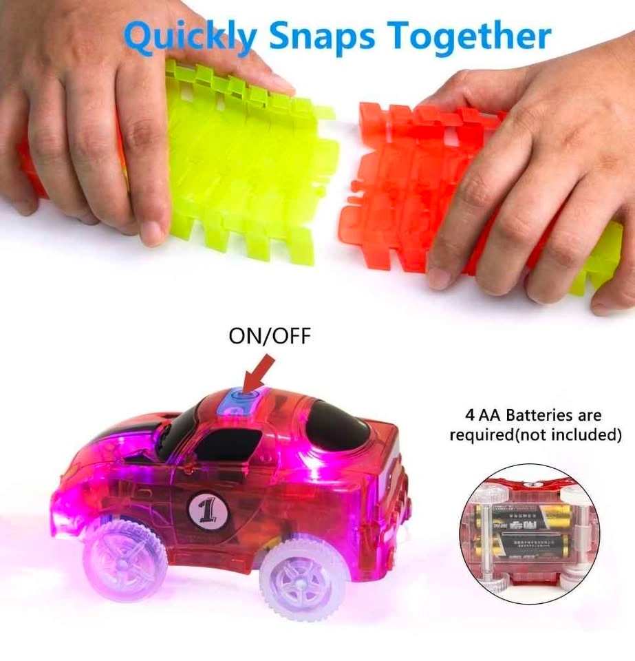 Glow Track 240-Piece Light Up Race Track Set - photo 5