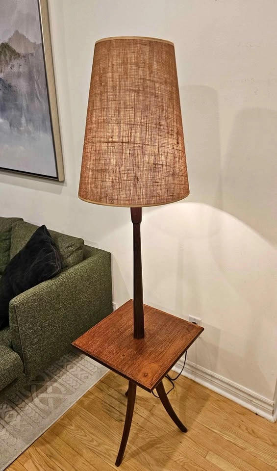 MCM Teak Floor Lamp