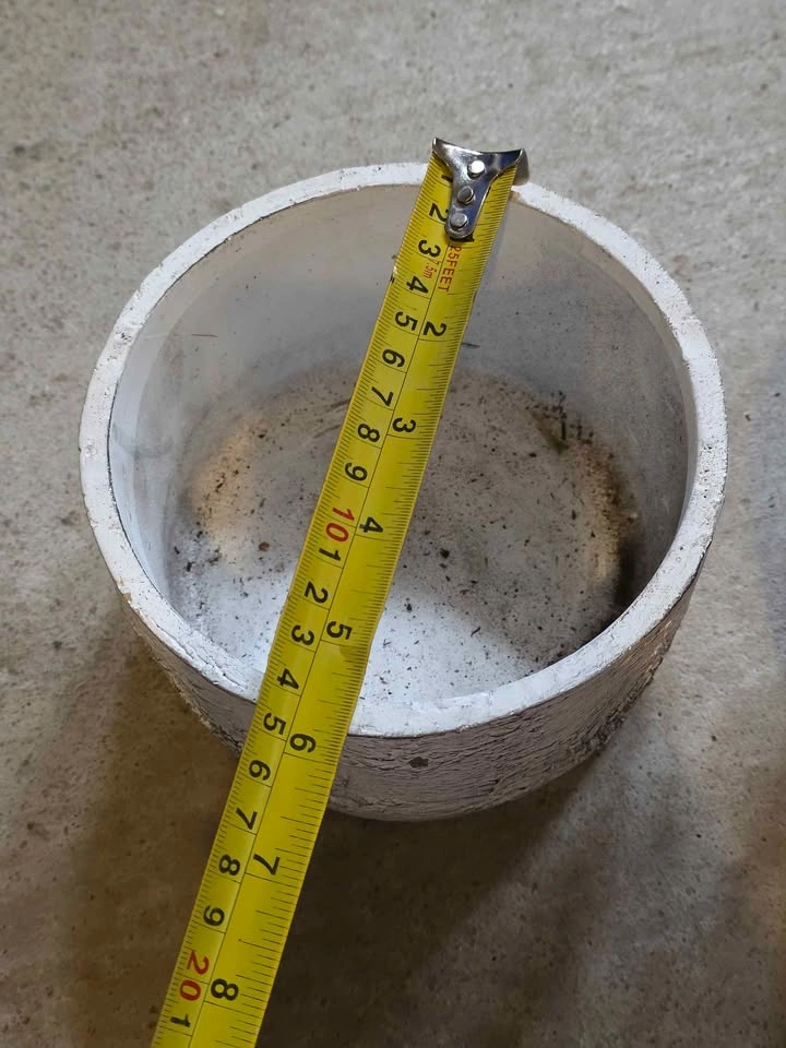 Concrete Birch Bark Style Planter - photo 2