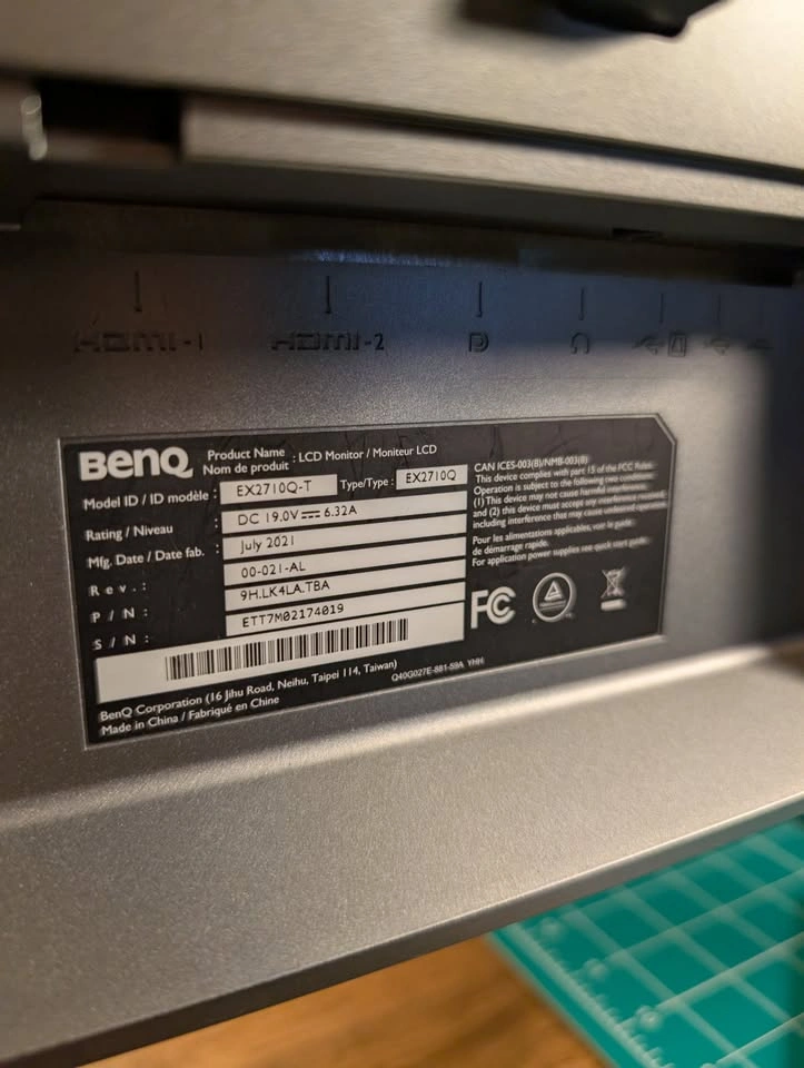 BenQ MOBIUZ 27" 1440p 165Hz IPS Gaming Monitor (EX2710Q) - photo 3