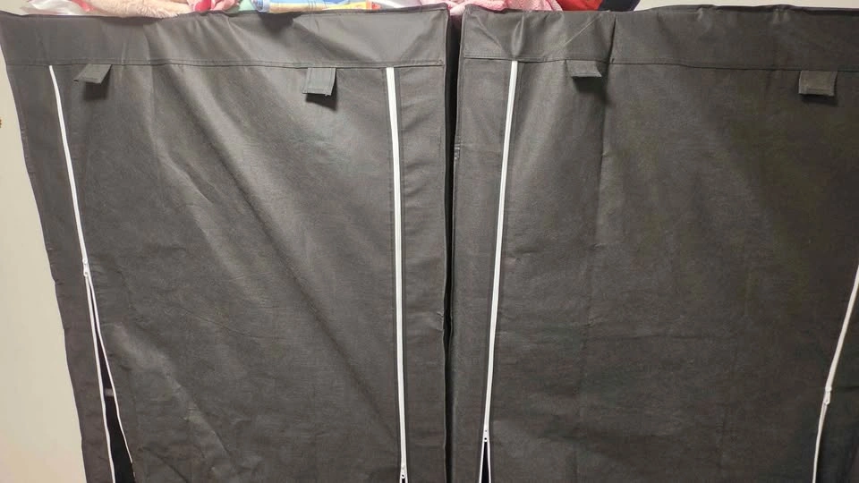 2 x Portable Fabric Wardrobe / Closet Organizer - photo 2