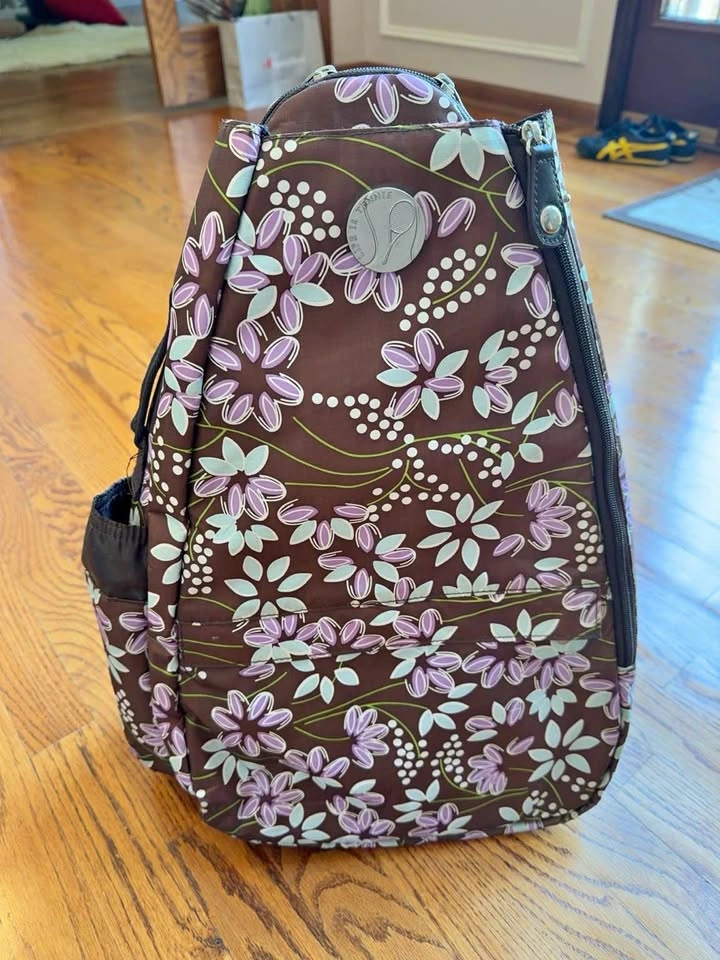 Life Is Tennis Sling Tennis Bag – Insulated Water Bottle Pocket