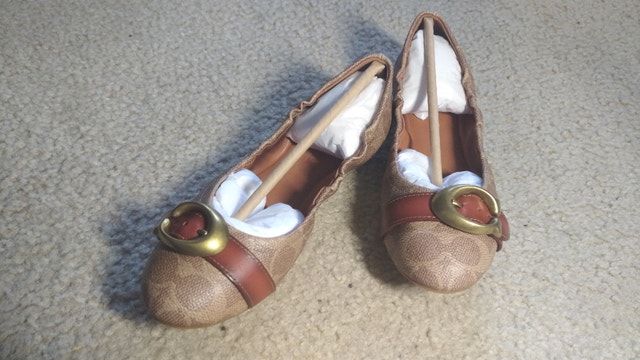 BNIB Coach STANTON BALLET IN SIGNATURE CANVAS - photo 2