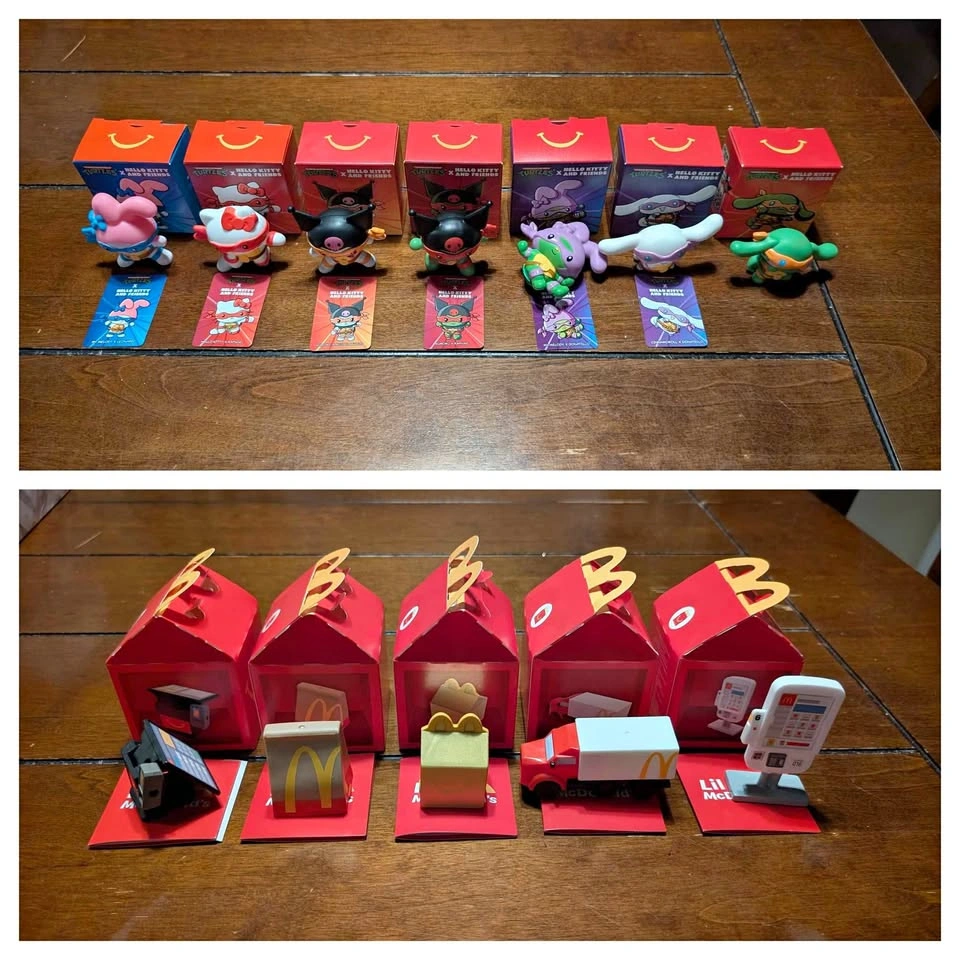 McDonald's Happy Meal Toys - Lil McDonald's & TMNT x Hello Kitty