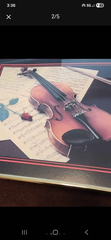 1980s Romantic Music Art Prints - Set of 2 Framed - photo 2
