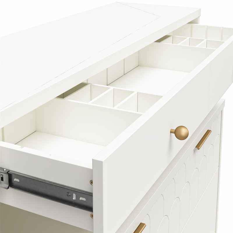 CosmoLiving Anastasia 4 Drawer Dresser - White - photo 3