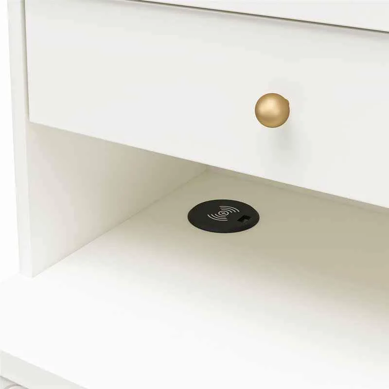 CosmoLiving Anastasia 4 Drawer Dresser - White image indicator(8)