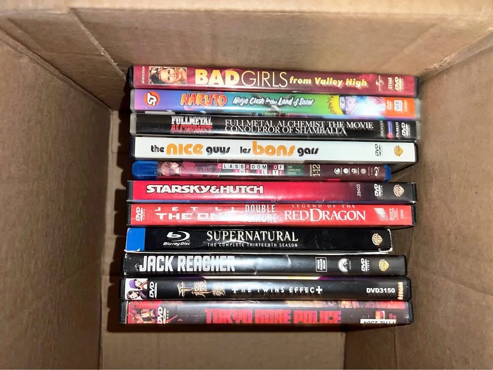 DVDs pricing in description