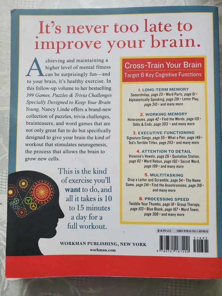 Brain Games, Puzzles & Trivia Book - photo 2