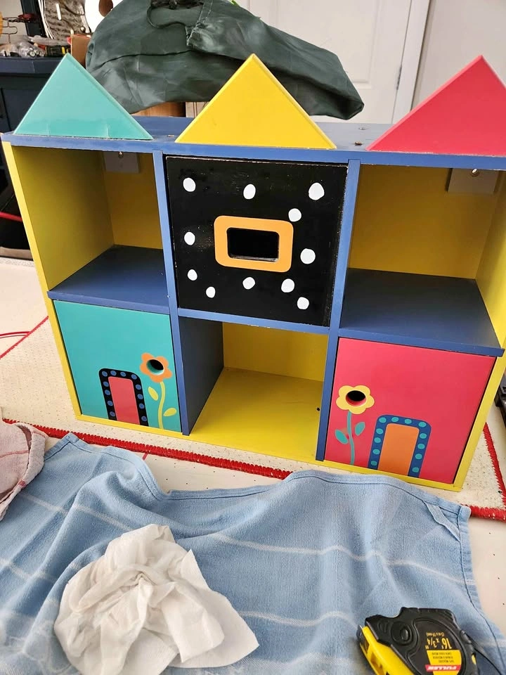 90s IKEA Children’s Play-House Storage Unit, Rare Retro Find!