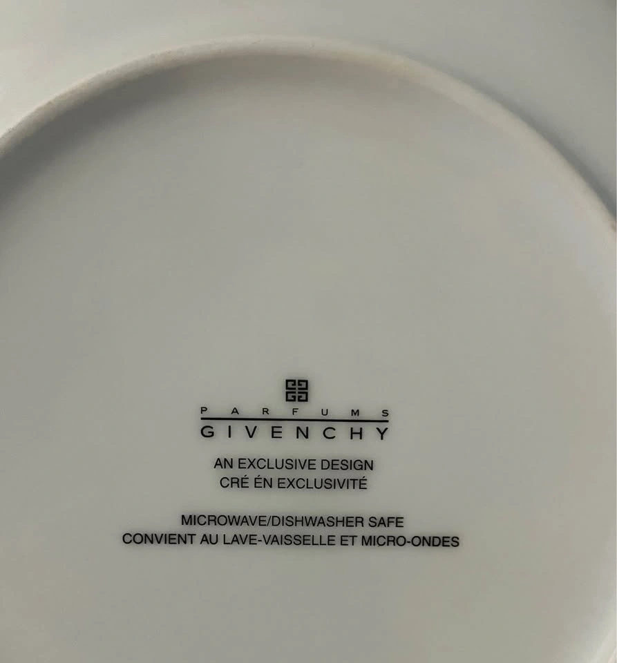 Givenchy Paris "Les Fleurs de Parfums" Plates - photo 2