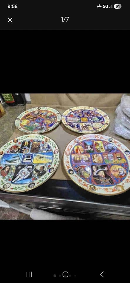 Rare Complete 10-Plate Set: Royal Doulton "The Millennium Collec - photo 2