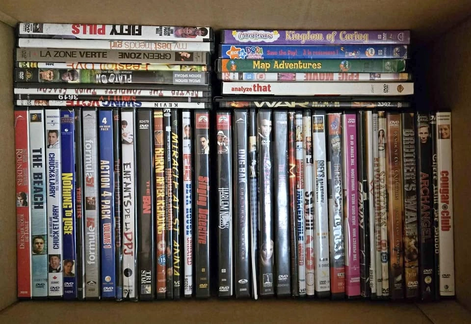 55 DVDs - SELLING ALL TOGETHER