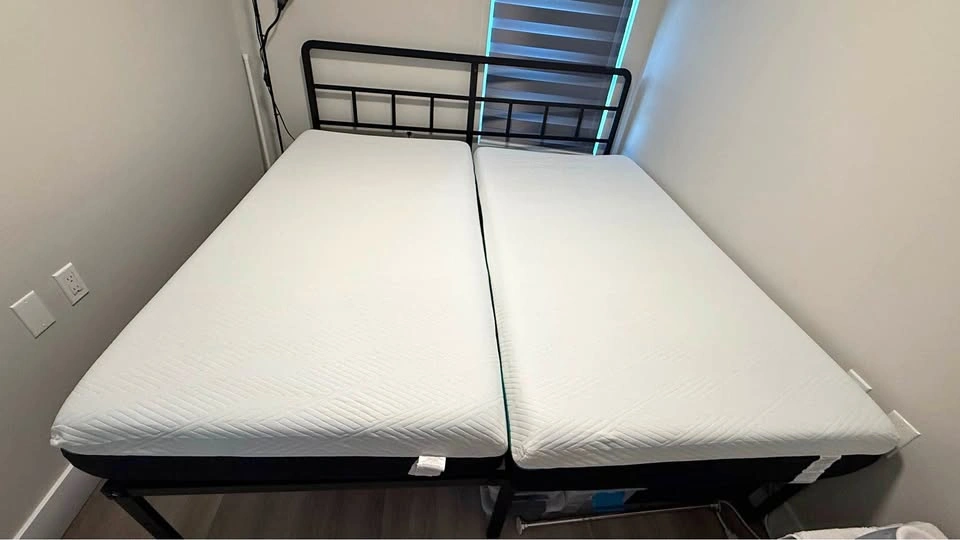Twin Memory Foam Mattresses (Set of 2)