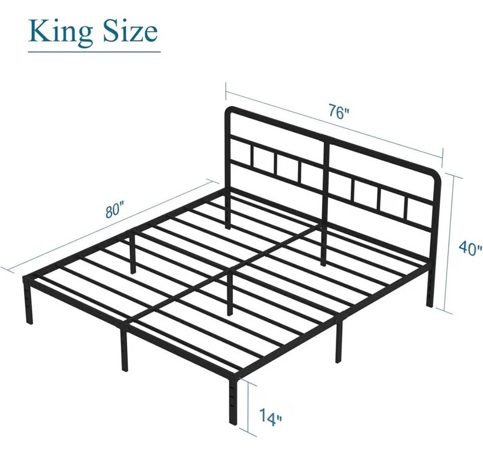 King Size Metal Bed Frame - photo 3